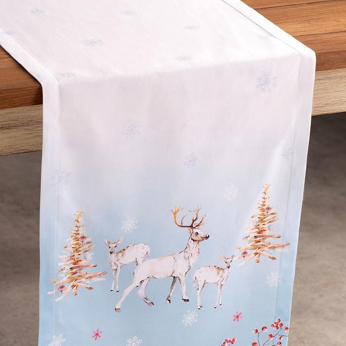 Maison d' Hermine Table Runner 100% Cotton 14.50" x 60" | Table Runners 60 - Image 9