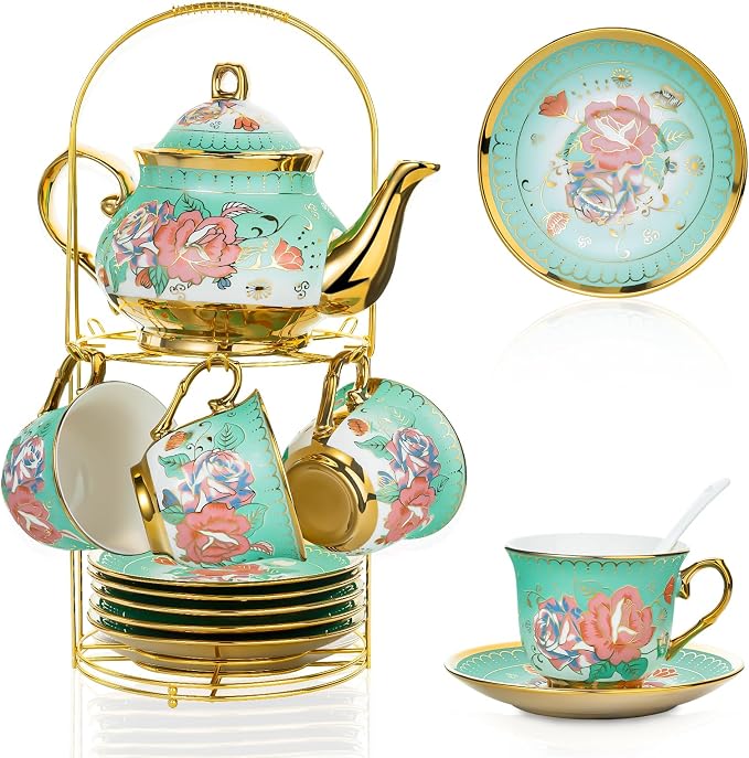 20 Pieces Porcelain Tea Set - Image 2