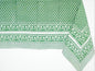 ATOSII Cotton Tablecloth Queen Green 72" X 120" Inches