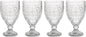 Fitz and Floyd Trestle Glassware Ornate Goblets by FitzandFloyd