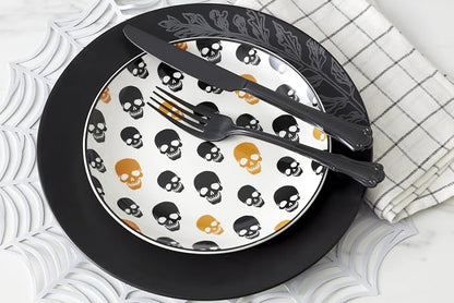 Oneida Dinnerware Set, Vintro Halloween Accent Plates, Dishwasher Safe - Image 4
