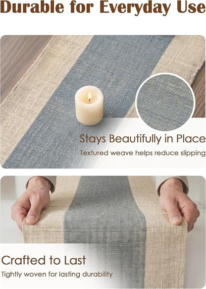 Table Runner, 13.8" × 72", 100% Natural Ramie, Handwoven | 100% Natural Ramie - Image 6