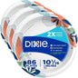 Dixie Paper Plates, Large 10 Inch | 2X Stronger | Microwave-Safe | Soak-Proof | by Unknown