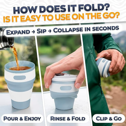 VIKROM Collapsible Coffee Cup - Image 11