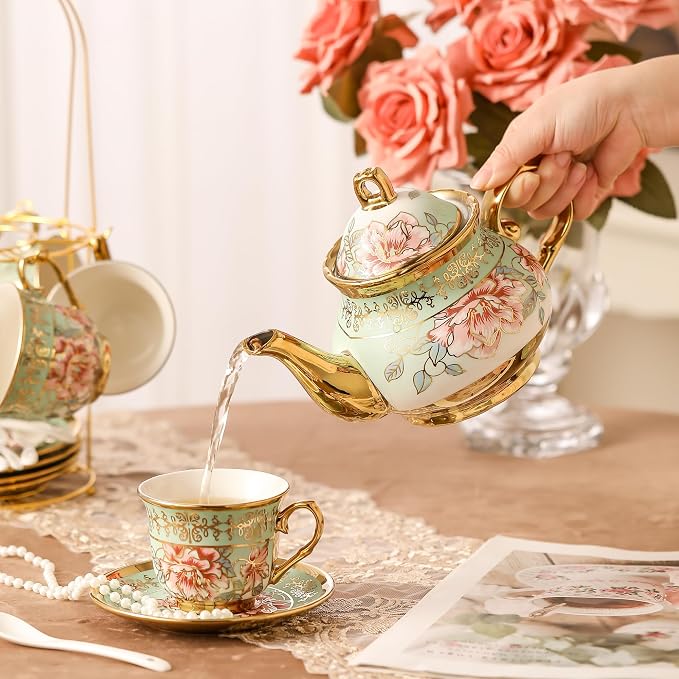 20 Pieces Porcelain Tea Set - Image 4