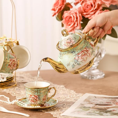 20 Pieces Porcelain Tea Set - Image 4