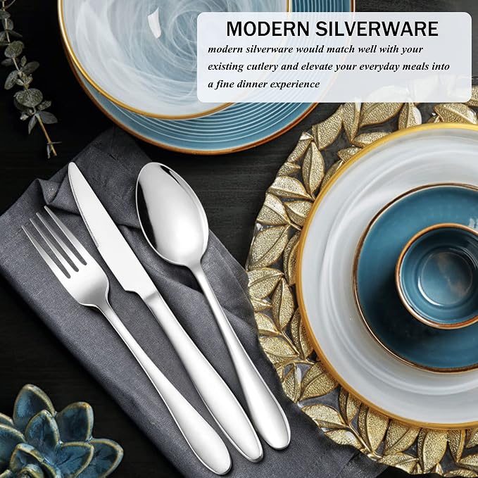 LIANYU 72-Piece Silverware Set - Image 2