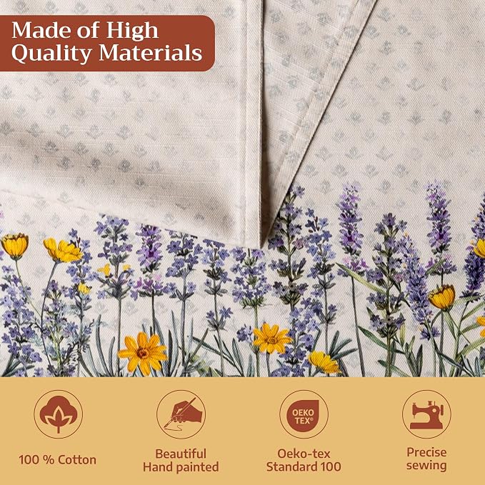Maison d' Hermine Table Runner 100% Cotton 14.50" x 72" | Table Runners 72 - Image 3