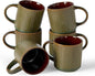 famiware Coffee Mug Set for 6, Star 12 oz Catering Mugs Cup Set by Famiware