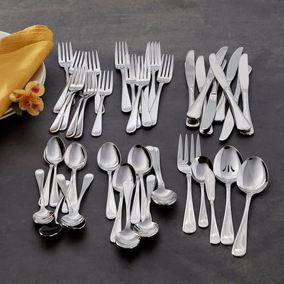 Oneida Flight 65-Piece 18/0 Stainless Steel Silverware Set - Image 12