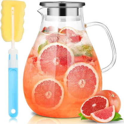 SUSTEAS 3 Litre 101oz Glass Pitcher by SUSTEAS