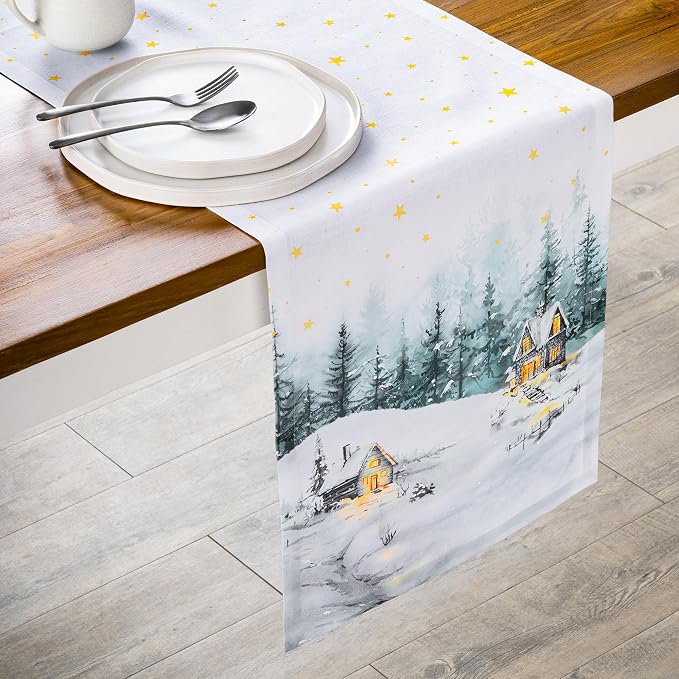 Maison d' Hermine Table Runner 100% Cotton 14.50" x 108" | Table Runners 108 - Image 9