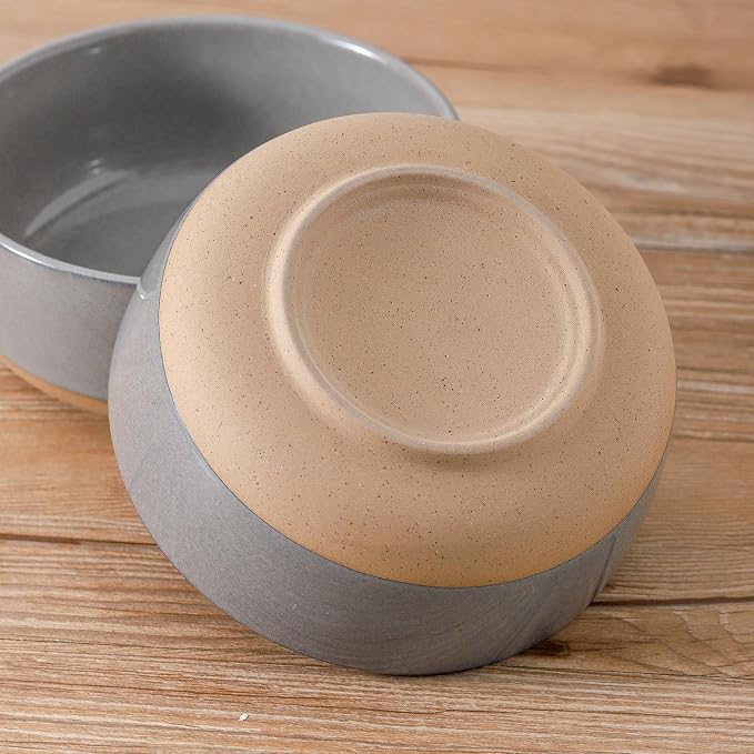 HASENSE 30 OZ Porcelain Soup Bowls, Rice - Image 5