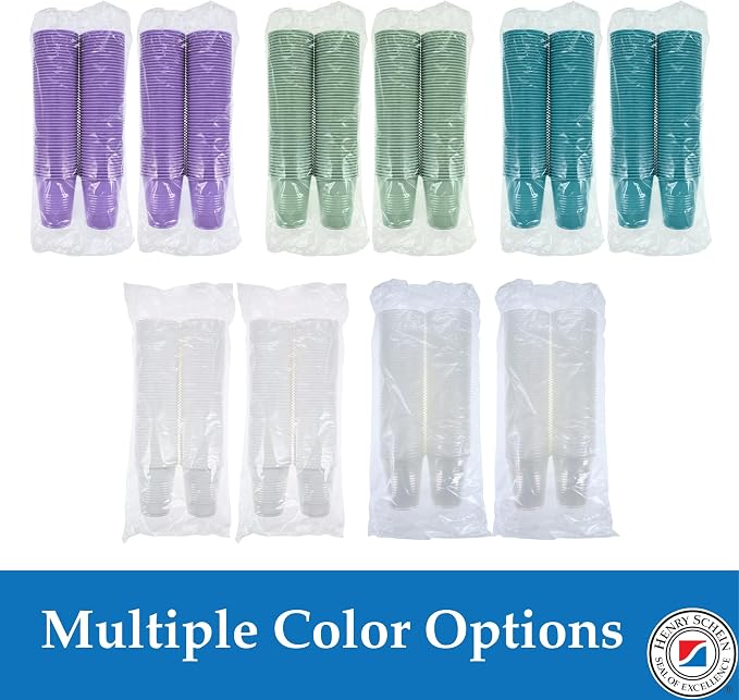 Henry Schein 5 Oz Plastic Disposable Dental Cups, 200 Ct | Embossed Grip - Image 7