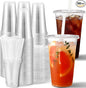 AOZITA 100 Pack - 24 oz Clear Plastic Cups by AOZITA