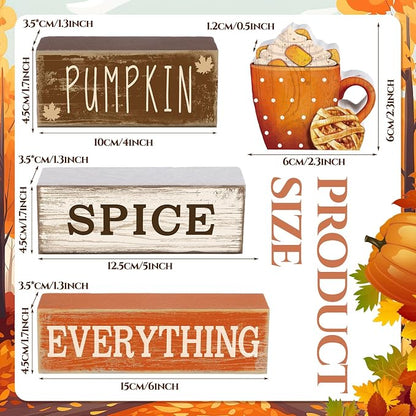 Moucuny 4 Pcs Thanksgiving Decorations - Image 2