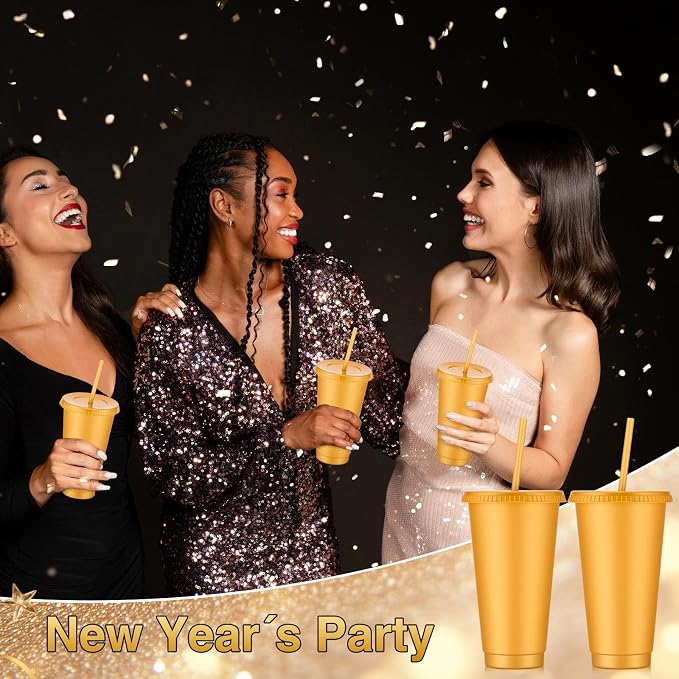 Amyhill 12 Pcs Reusable Glitter Cups - Image 6