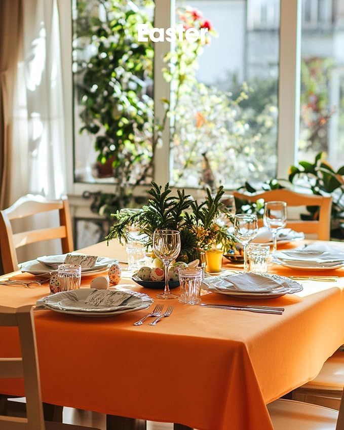 Pureegg Plastic Table Cloth Disposable 12 Pack, 54 x 108 Inch Table Cloths - Image 6