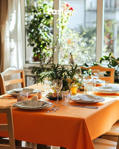 Pureegg Plastic Table Cloth Disposable 12 Pack, 54 x 108 Inch Table Cloths - Image 6