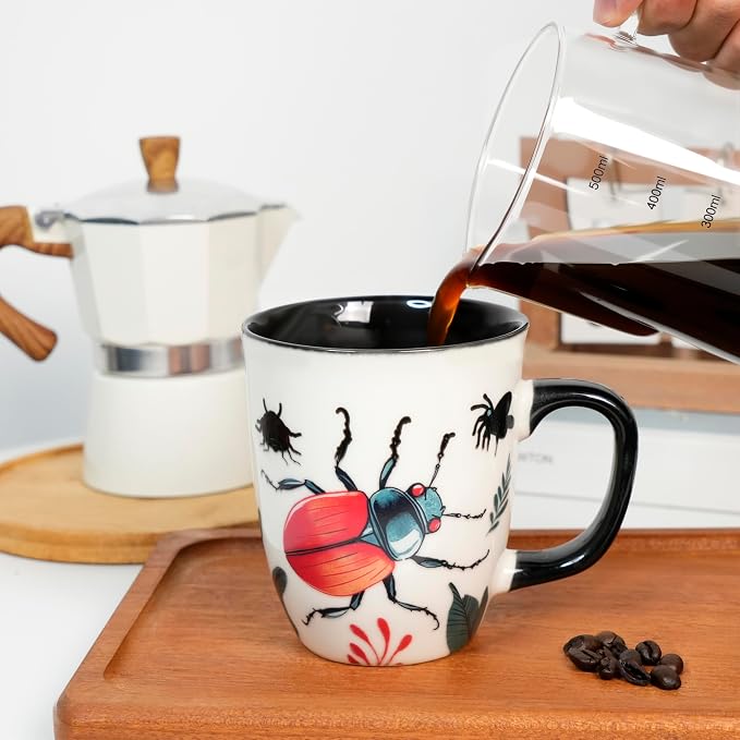 16 oz Beetle Coffee Mug, Color Changing Cup | Ceramic Mug - Image 5