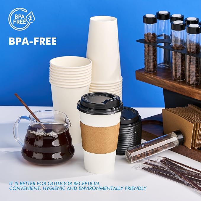 RACETOP 16 oz Paper Coffee Cups - Image 3