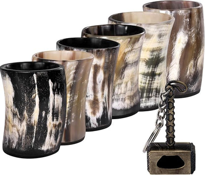 Drinking Horn Cup Set of 6 – Unique Viking Gifts by TRUEVIKING