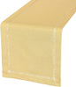 Grelucgo Handcrafted Solid Color Dining Table Runner, Double-Hemstitched by Grelucgo