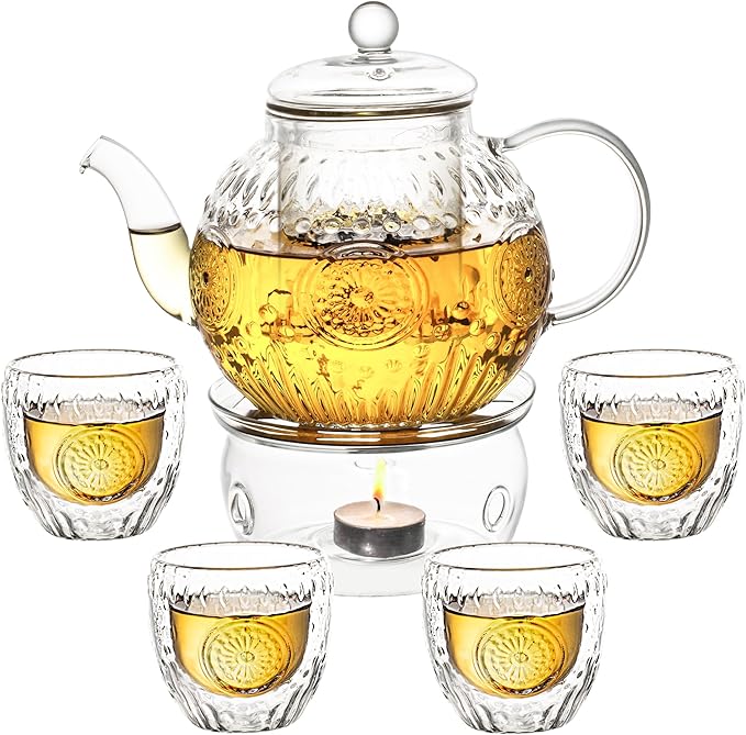 Bandesun Vintage Glass Teapot Set by Bandesun
