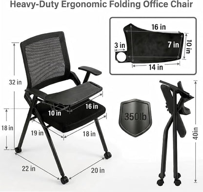 12 Pack Folding Office Chair - Image 3