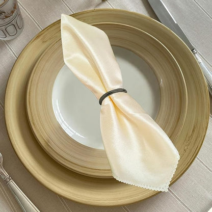10 Pcs Black Napkin Rings - Image 4
