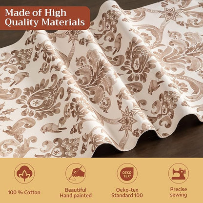 Maison d' Hermine Table Runner 100% Cotton 14.50" x 60" | Table Runners 60 - Image 3