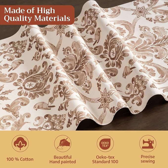 Maison d' Hermine Table Runner 100% Cotton 14.50" x 36" | Table Runners 36 - Image 3