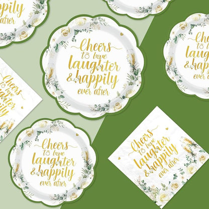 250Pcs Eucalyptus Leaves Bridal Shower Party Supplies Serves 50 | Sage Green - Image 7