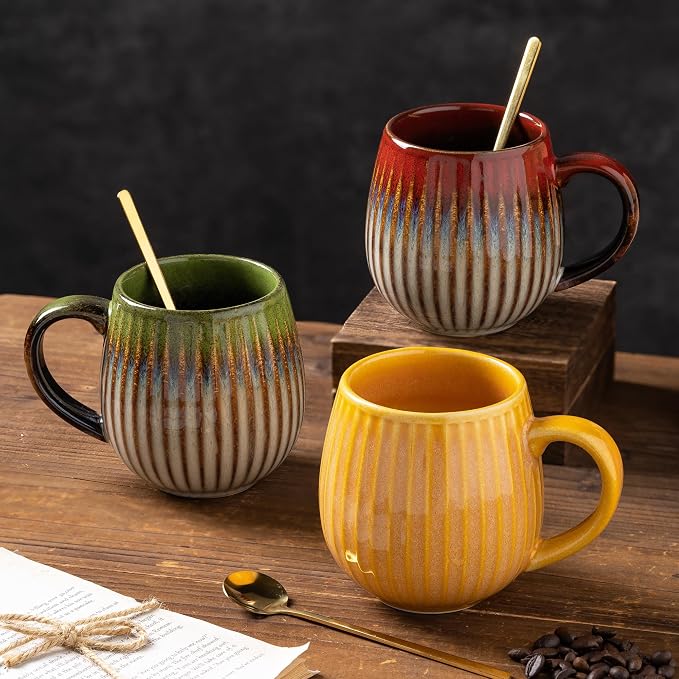 Unique Kiln-Fired Glaze Ceramic Mug - Image 5