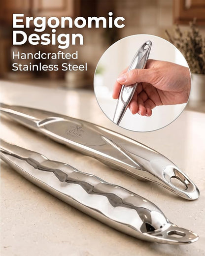 Zulay Kitchen Stainless Steel Slotted Spatula Turner | 14.8” Heat-Resistant - Image 10
