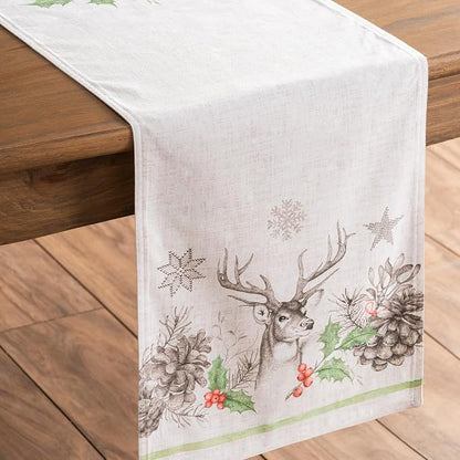 Maison d' Hermine Table Runner 100% Cotton 14.50" x 108" | Table Runners 108 - Image 9
