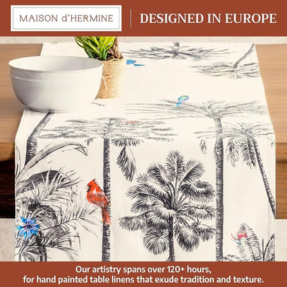 Maison d' Hermine Table Runner 100% Cotton 14.50" x 72" | Table Runners 72 - Image 2