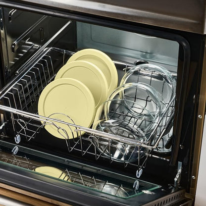 6-Piece Glass Food Storage Containers Set | 4-Cup, Leakproof | Microwave - Image 4
