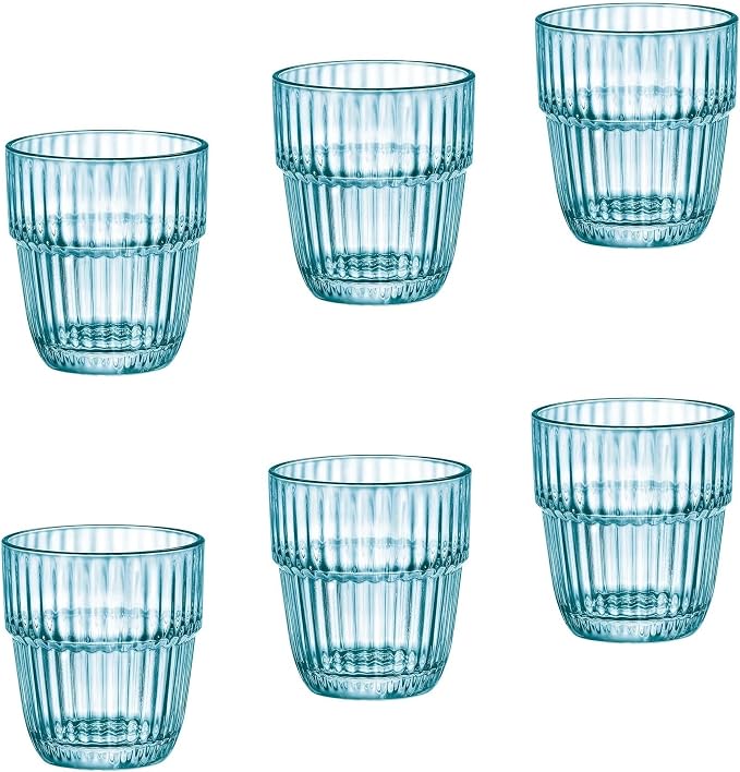 Bormioli Rocco Barshine 10.38 oz. Rocks Stackable Tempered Drinking Glasses by Bormioli+Rocco