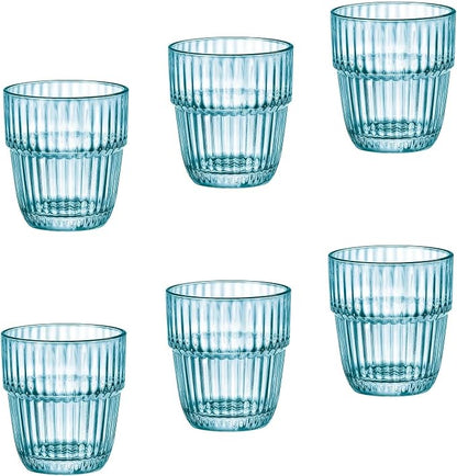 Bormioli Rocco Barshine 10.38 oz. Rocks Stackable Tempered Drinking Glasses by Bormioli+Rocco