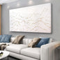 Belmrxne Mountain Wall Art White Wall Decor Minimalist Canvas Painting Abstract Nature Artwork for Living Room Bedroom Dining Room Office Home Decor 20x40 Inch