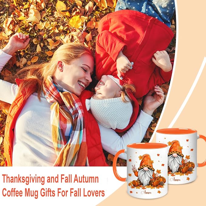 Hyturtle Personalized Fall Gnome Mug - Image 3