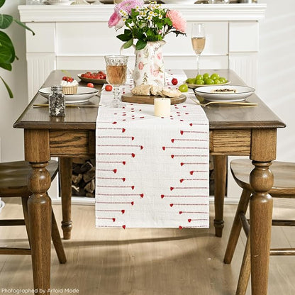 Artoid Mode Red Boho Table Runner - Image 2