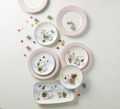Lenox Gingham Pink Porcelain Valentine's Day Dinner Plate Set - Image 9