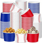 CHENGU 60 Pcs Baseball Snack Cups 9 oz Baseball Disposable Ice Cream Bowls by CHENGU
