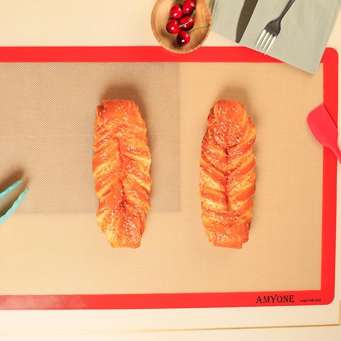 AMYONE Silicone Baking Mat for Full Size Sheet Pan, 18x26" Large | Food Grade - Image 4