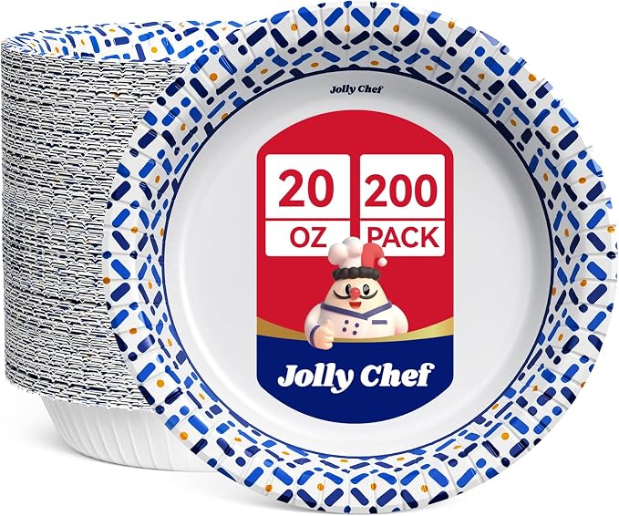 20 oz Paper Bowls, and Dinner Perfect by JOLLYCHEF