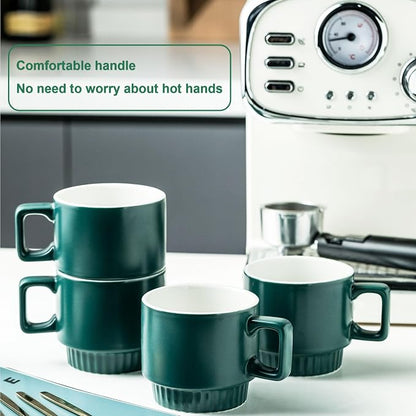 Miamolo Stackable Coffee Mugs Set of 4 - Image 5