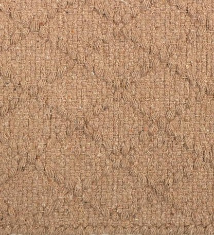 The Home Talk Handwoven Solid Diamond Table 4-6 Seater Runner – Beige Design – - Image 4