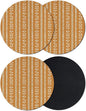 Bohemia Coasters Set of 4, Absorbent Coasters by Unknown